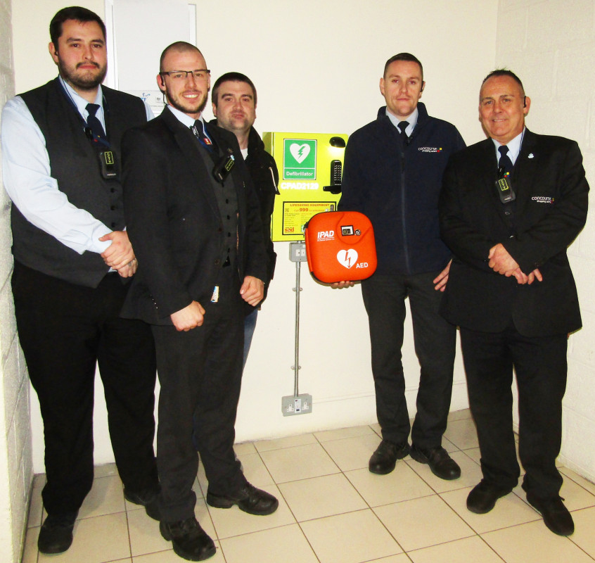 New Image for CONCOURSE SHOPPING CENTRE SECURITY OFFICERS PRAISED  AFTER SAVING A PERSON'S LIFE USING DEFIBRILLATOR