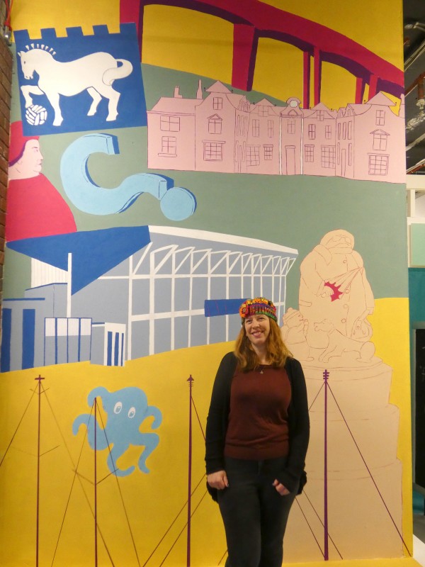 New Image for UNIVERSITY OF SUFFOLK STUDENT COMPLETES MURAL IN IPSWICH RETAIL HUB