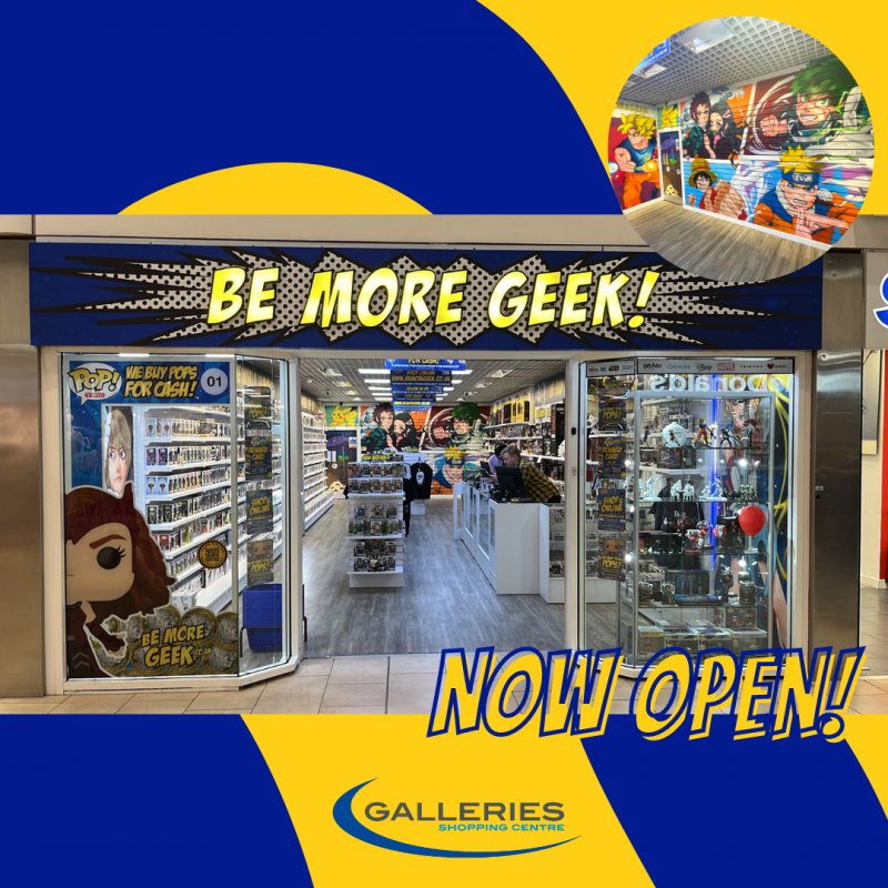 New Image for THE GALLERIES WELCOMES BE MORE GEEK