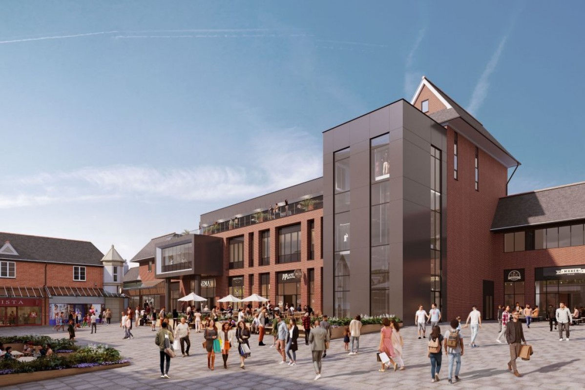New Image for NEW CGI'S OF THE PROPOSED MULTI-SCREEN CINEMA AT THREE SPIRES LICHFIELD
